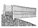 Konstrukce hradby z počátku 6. století př. n. l. (Drda – Rybová 2008).